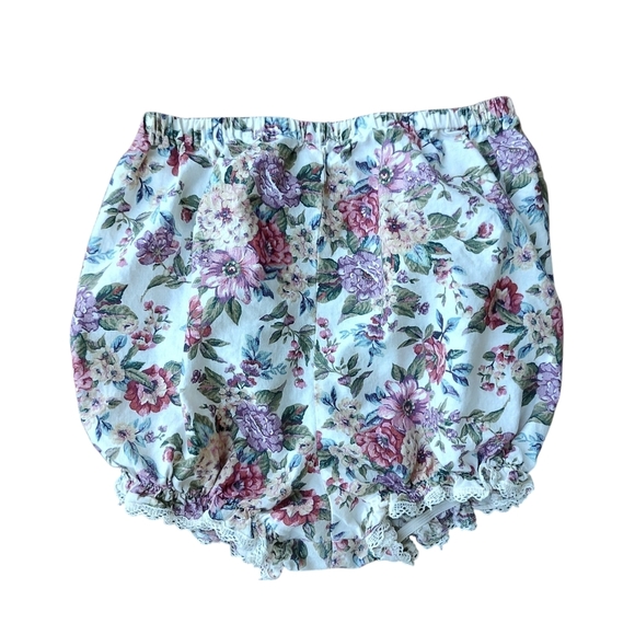 Vintage Gunne Sax Victorian Style Floral Dress with Lace Trim - Picture 5 of 6